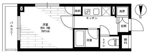 ルーブル新宿西落合参番館の物件間取画像